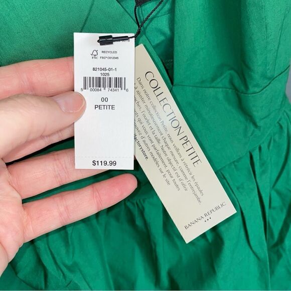 Banana Republic solid green dress - Picture 12 of 14